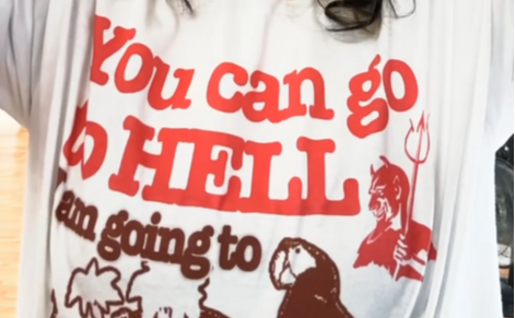 GO TO HELL" 6oz Shirt