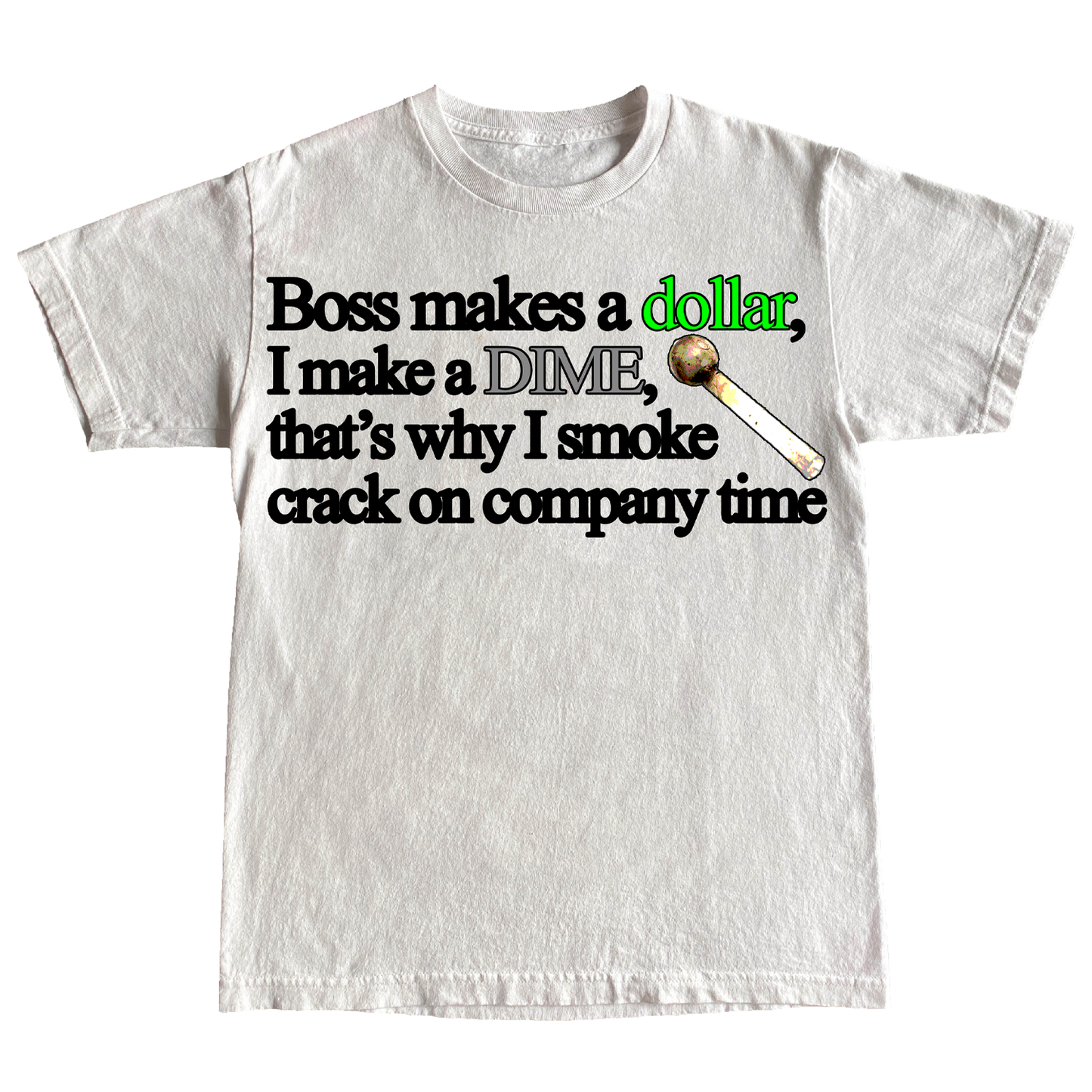 "CRACK" 6oz T-SHIRT