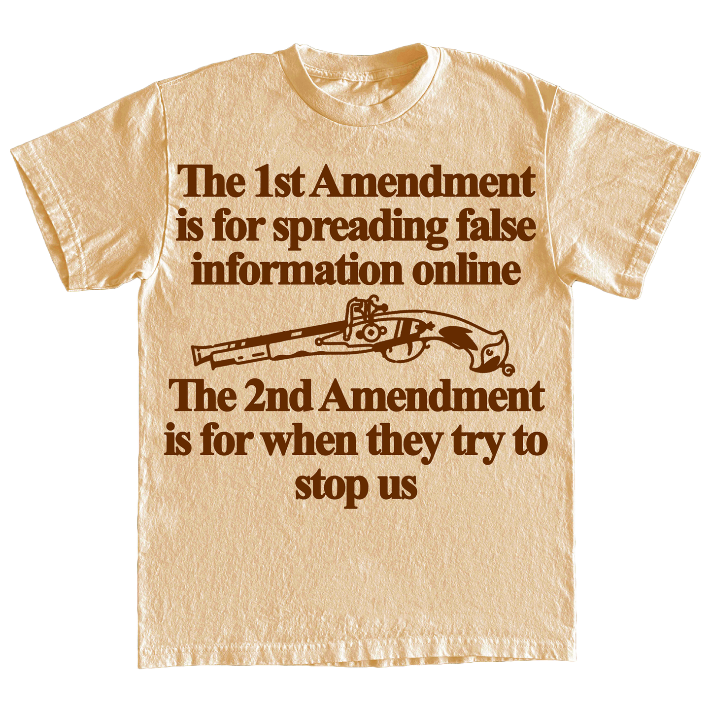 "AMENDMENT" 6oz T-SHIRT