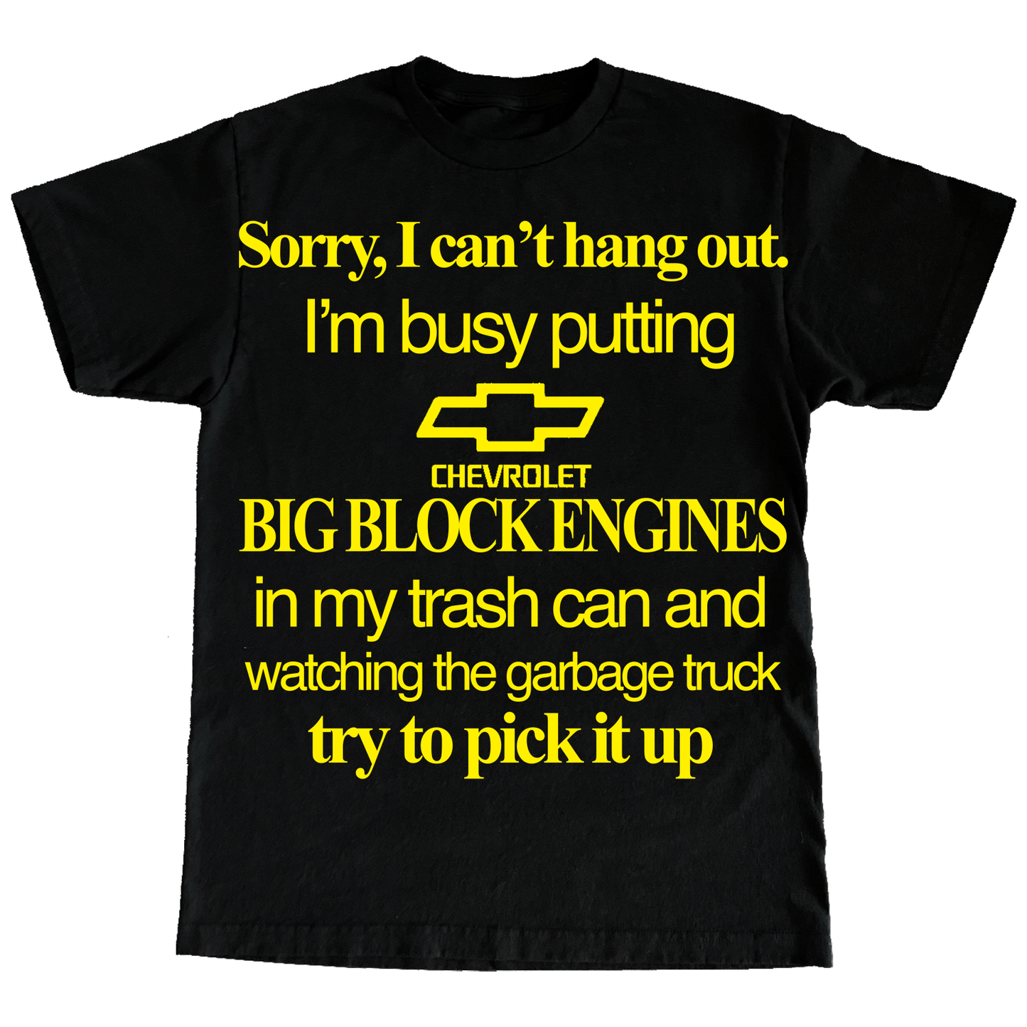 "ENGINE BLOCK" 6oz Print T-shirt