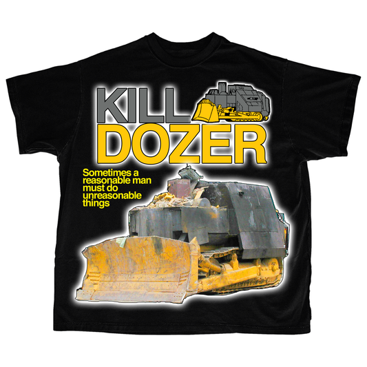 "KILLDOZER" 7oz SCREENPRINT TSHIRT